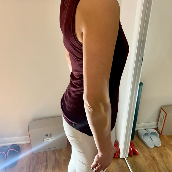 H&M blouse- plum - Picture 4 of 5